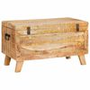 vidaXL Bo&icirc;te de rangement 70 x 35 x 40 cm bois de manguier massif