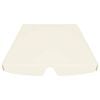 vidaXL Toit de rechange de balan&ccedil;oire cr&egrave;me 188/168x145/110 cm