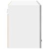 vidaXL Armoire suspendue Gris Sonoma et Blanc 80 x 31 x 40 cm