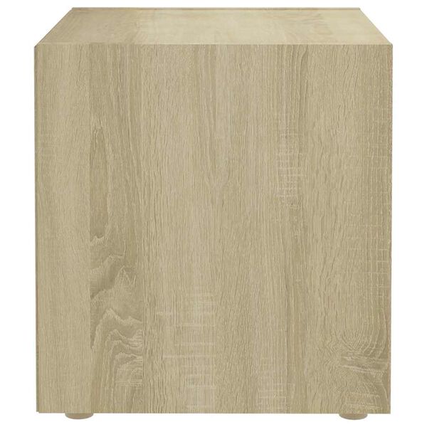 vidaXL Meubles TV 4 pcs ch&ecirc;ne sonoma 37x35x37 cm bois d&rsquo;ing&eacute;nierie