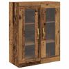 vidaXL Haut Armoire 2 pcs Bois ancien Bois d'ing&eacute;nierie
