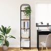 vidaXL &Eacute;tag&egrave;re Ch&ecirc;ne fum&eacute; 40 x 30 x 183 cm Bois d'ing&eacute;nierie