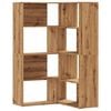 vidaXL Biblioth&egrave;que d'angle 4 niveaux ch&ecirc;ne artisanal bois ing&eacute;nierie