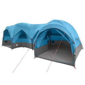 vidaXL Tente familiale avec auvent imperm&eacute;able 5 personne Bleu