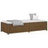 vidaXL Lit de jour sans matelas marron miel 80x200 cm bois pin massif
