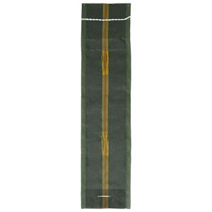 vidaXL Sacs de sable 100 pc Vert fonc&eacute; 120 x 27 cm HDPE