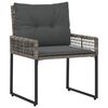 vidaXL Ensemble de meubles d'ext&eacute;rieur avec coussin 5 pcs Gris