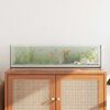 vidaXL Aquarium avec stockage Transparent 80 x 20 x 20 cm Verre