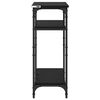 vidaXL Table d'appoint Ch&ecirc;ne noir 40 x 30 x 75 cm Bois d'ing&eacute;nierie