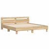 vidaXL Cadre de lit sans matelas chêne sonoma 180x200 cm