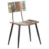 vidaXL Chaises à manger lot de 6 bois de récupération solide