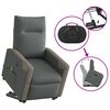 vidaXL Fauteuil de massage inclinable Gris fonc&eacute; Tissu