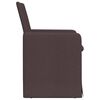 vidaXL Chaises de salle &agrave; manger 2 pcs Marron fonc&eacute; 57 x 67 x 95 cm