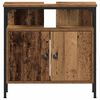 vidaXL Armoire lavabo de salle de bain vieux bois 60x30x60 cm