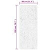 vidaXL Tapis HUARTE &agrave; poils courts doux et lavable gris 80x200 cm