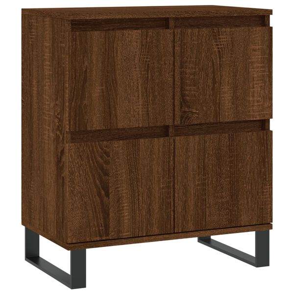 vidaXL Buffet Ch&ecirc;ne marron 60x35x70 cm Bois d'ing&eacute;nierie