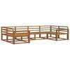 vidaXL Ensemble de canap&eacute;s d'ext&eacute;rieur 6 pcs Naturel