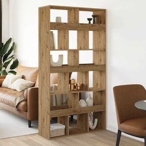 vidaXL Biblioth&egrave;que ch&ecirc;ne artisanal 100x33x187,5 cm bois d'ing&eacute;nierie