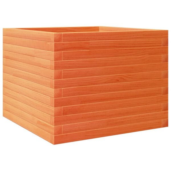 vidaXL Jardini&egrave;re cire marron 60x60x45,5 cm bois de pin massif
