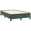vidaXL Sommier &agrave; lattes de lit avec matelas vert fonc&eacute; 120x190 cm