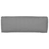 vidaXL Set de coussins de palette 2 pcs Gris 120 x 40 x 8 cm