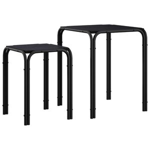 vidaXL Table d'appoint Ch&ecirc;ne noir 41 x 40 x 50 cm Bois d'ing&eacute;nierie