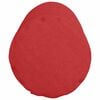 vidaXL Coussins d'accent 2 pcs Rouge Ø 25 x 70 cm tissu
