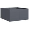 vidaXL Jardini&egrave;re anthracite 80x80x40 cm acier lamin&eacute; &agrave; froid
