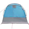vidaXL Tente de camping tunnel 4 personnes bleu imperm&eacute;able