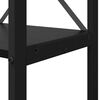 vidaXL &Eacute;tag&egrave;re Ch&ecirc;ne noir 40 x 30 x 85 cm Bois d'ing&eacute;nierie