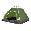 vidaXL Tente de camping 3 personnes vert libération rapide