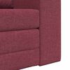 vidaXL Canap&eacute;-Lit Bordeaux 98 x 71 x 83 cm tissu