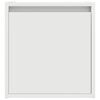vidaXL Table de chevet murale blanc 38x34x40 cm