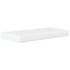 vidaXL Lit Viana avec matelas blanc 80x200 cm similicuir