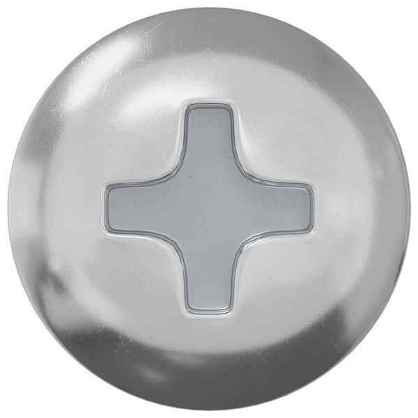 vidaXL Vis en bois 8451 pcs Argent&eacute; Acier