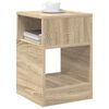 vidaXL Table d'appoint 2 pcs Ch&ecirc;ne Sonoma 30,5 x 30 x 45 cm