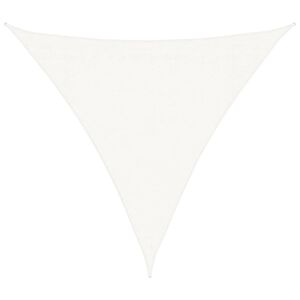 vidaXL Voile d'ombrage PEHD Triangulaire 3,6 x 3,6 x 3,6 m Blanc