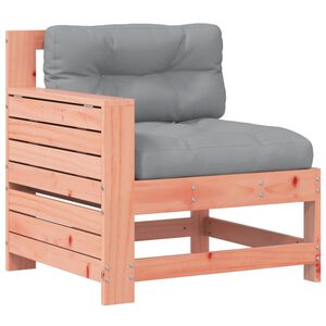 vidaXL Canap&eacute; de jardin accoudoir avec coussin bois massif douglas