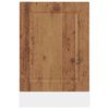 vidaXL Panneau de lave-vaisselle Porto vieux bois 45x1,5x67 cm