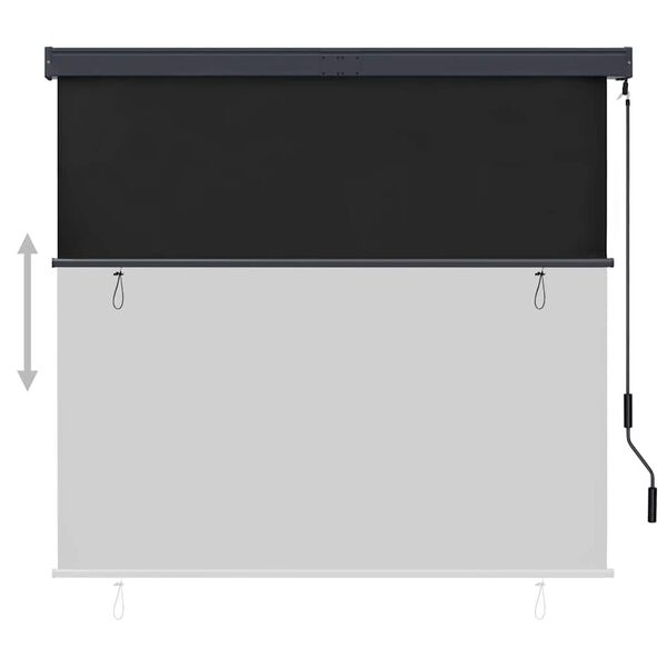 vidaXL Store roulant d'ext&eacute;rieur 160x250 cm Anthracite