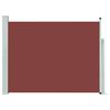vidaXL Auvent lat&eacute;ral r&eacute;tractable de patio 140x500 cm Marron