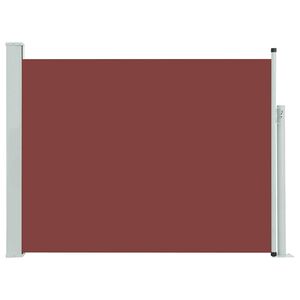 vidaXL Auvent lat&eacute;ral r&eacute;tractable de patio 140x500 cm Marron
