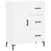 vidaXL Buffet blanc 69,5x34x90 cm bois d'ing&eacute;nierie