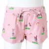 Short pour enfants avec cordon de serrage rose clair 128