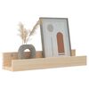 vidaXL Étagères murales 2 pcs 50x12x9 cm Bois de pin massif