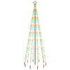 vidaXL Sapin de No&euml;l avec piquet Color&eacute; 310 LED 300 cm