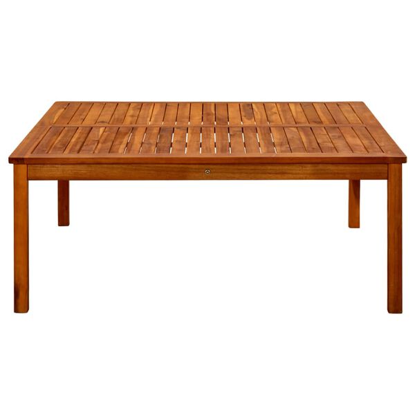 vidaXL Table basse de jardin 110x110x45 cm Bois solide d'acacia
