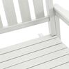 vidaXL Chaise Berçante de Jardin 2 pcs Blanc 70 x 92 x 108 cm
