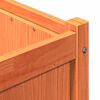 vidaXL Jardinière cire marron 150x50x70 cm bois de pin massif