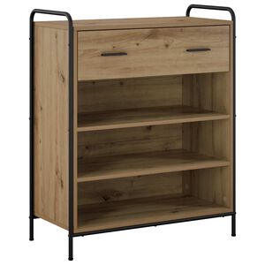 vidaXL Cabinet &agrave; chaussures 76 x 36,5 x 93 cm Bois d'ing&eacute;nierie